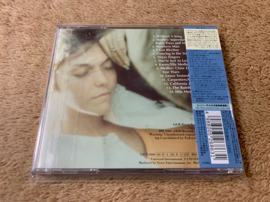 美品 Carpenters As Time Goes By カーペンターズ アズ・タイム・ゴーズ・バイ 国内盤帯付 CD 歌詞対訳付 即決　送料無料