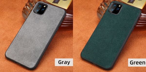 a509 cow suede leather smartphone case iPhone X for 