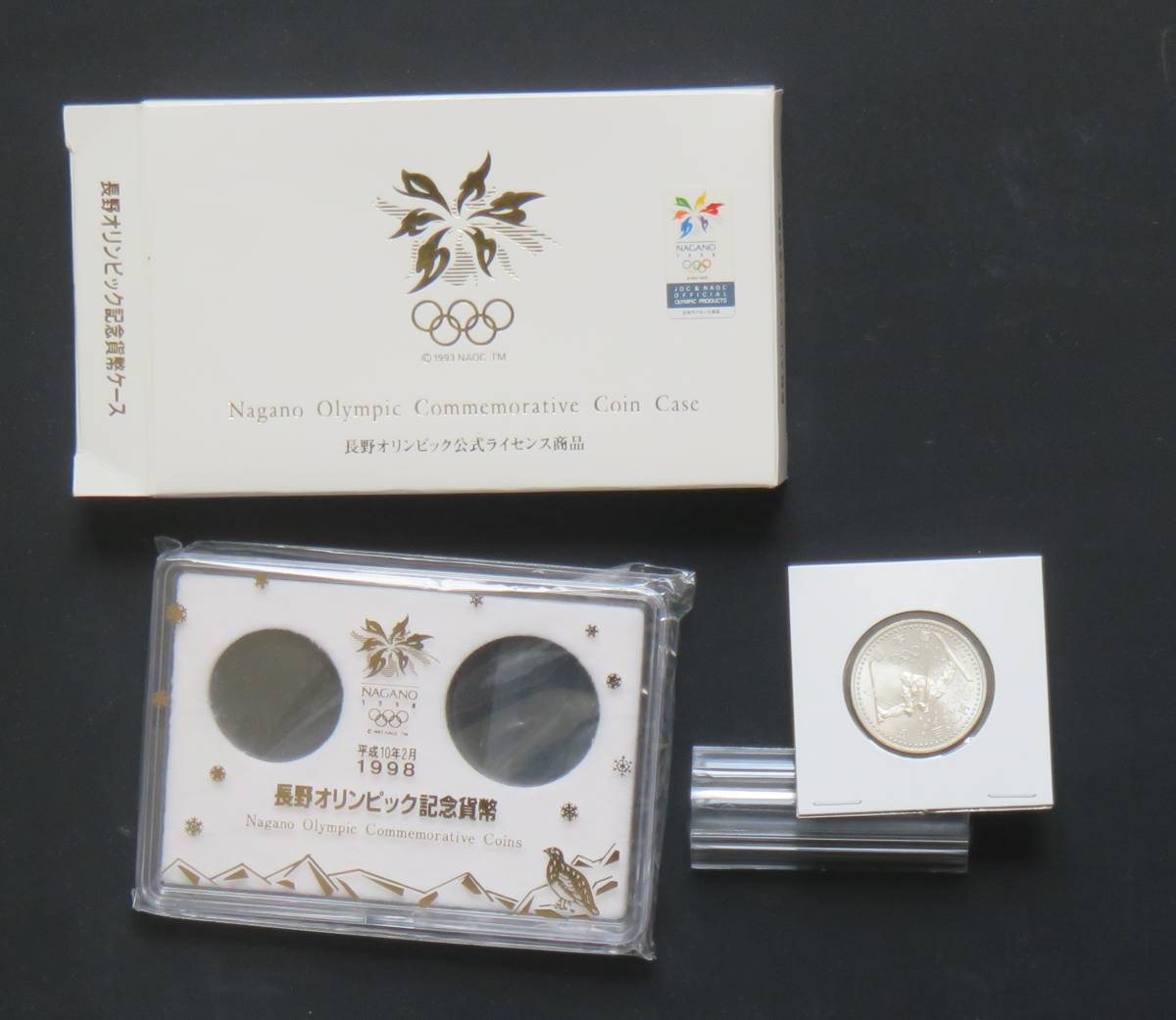 183　　長野オリンピック記念硬貨500円1枚_画像2
