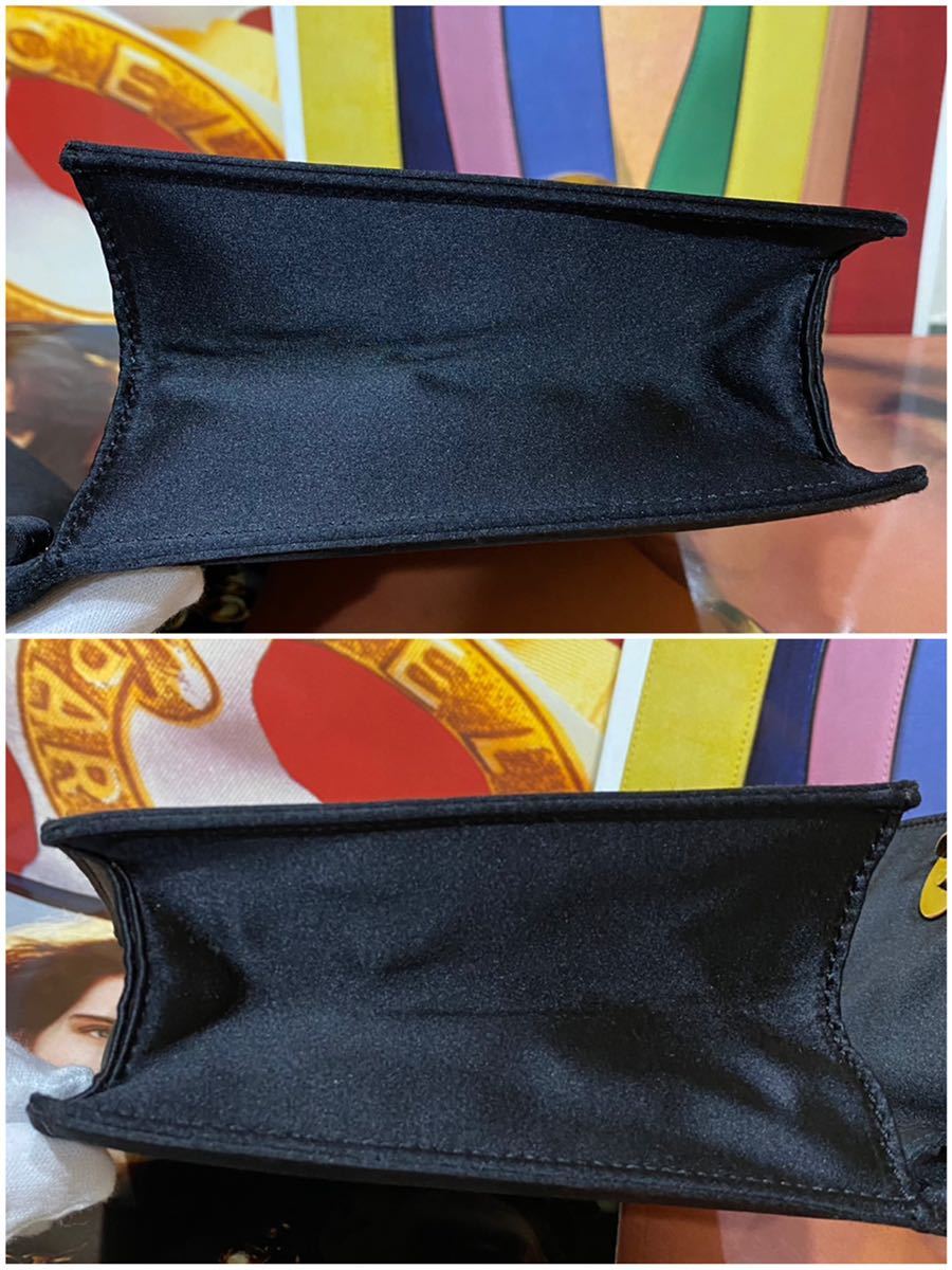 希少 美品 VINTAGE CELINE ダブルサークル金具 ラインストーン 希少 美品 VINTAGE CELINE ダブルサークル金具 ラインストーン