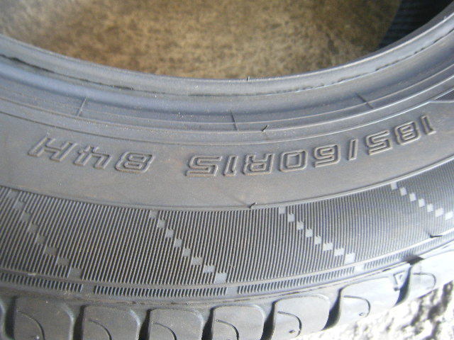 21年製未使用品 185/60R15 84H ◆ダンロップ ENASAVE EC204◆ 2本 K195_画像9