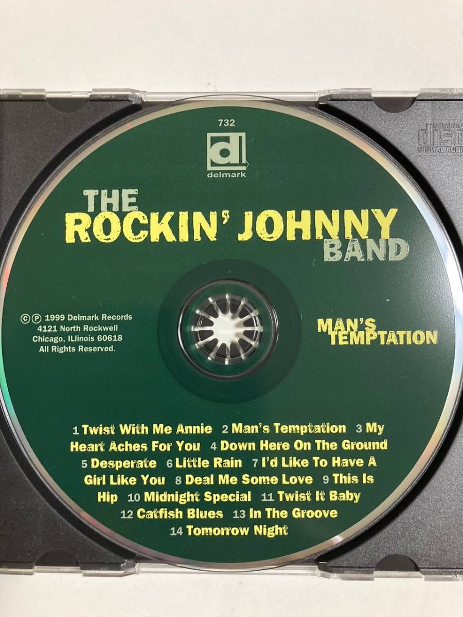 【ブルース】ロッキン・ジョニー（ROCKIN' JOHNNY）バンド 「MAN’S TEMPTATION」(レア）中古CD、オリジナル初盤、BL-744_画像5