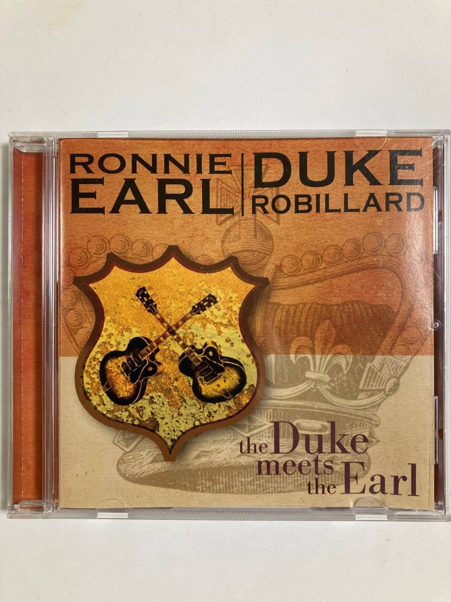 【ブルース】ロニーアール ,デューク・ロビラード(RONNIE EARL DUKE ROBILLARD) 「the Duke meets the Earl」レア中古CD,USオリ初盤,BL-764_画像1