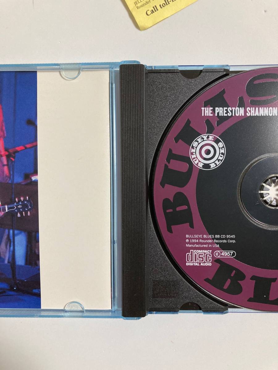 【ブルース】プレストン・シャノン・バンド（THE PRESTON SHANNON BAND) 「BREAK THE ICE」(レア)中古CD、USオリジナル初盤、BL-825_画像3