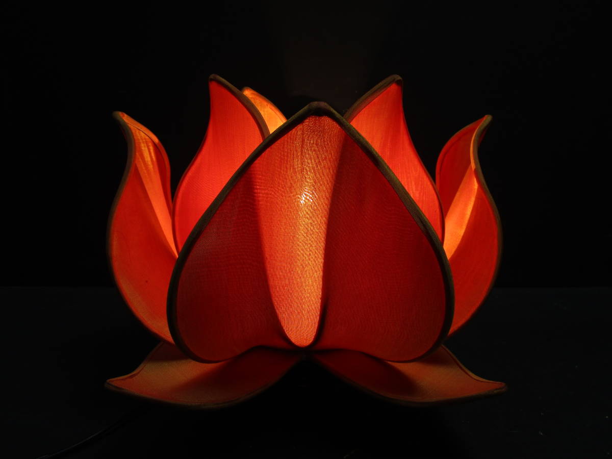 L 盆提灯蓮花 常花照明オレンジ高24cm 布張り蓮華お盆お供物仏花仏壇仏具動作品日本代购 买对网 L 盆提灯蓮花 常花照明オレンジ高24cm 布張り蓮華お盆お供物仏花仏壇仏具動作品日本代购 买对网