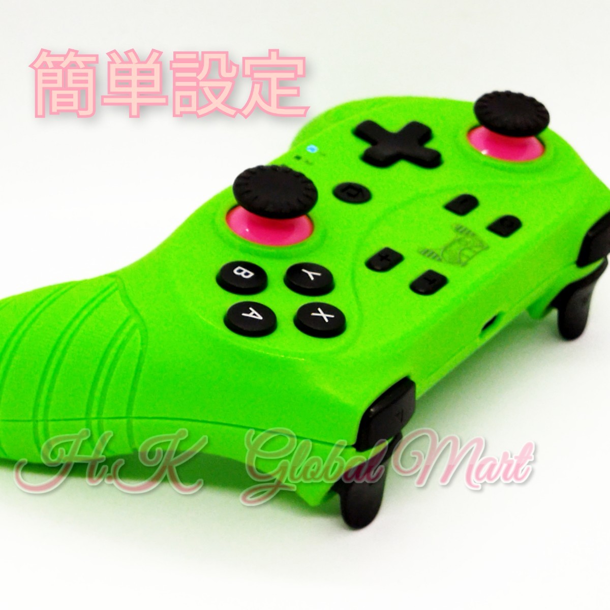 Nintendo Switchプロコントローラー ワイヤレスコントローラー　奇麗なグリーンカラー　テンション上がる!