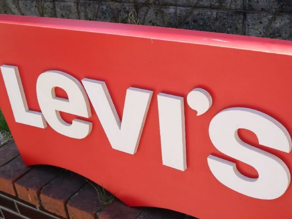USA製 Levi's リーバイス ビンテージ ストア 店舗 サイン 看板_画像5