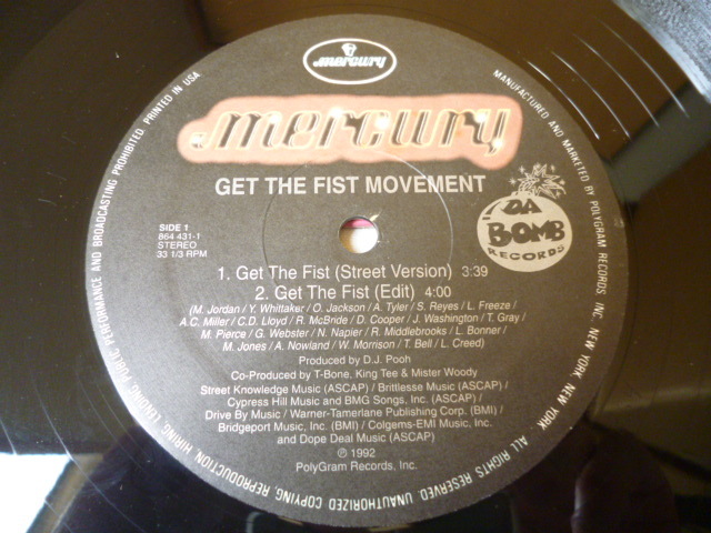 Get The Fist Movement / Get The Fist ハードコア GANGSTA WESTSIDE 12 B-Real, Ice Cube 等参加　試聴_画像3
