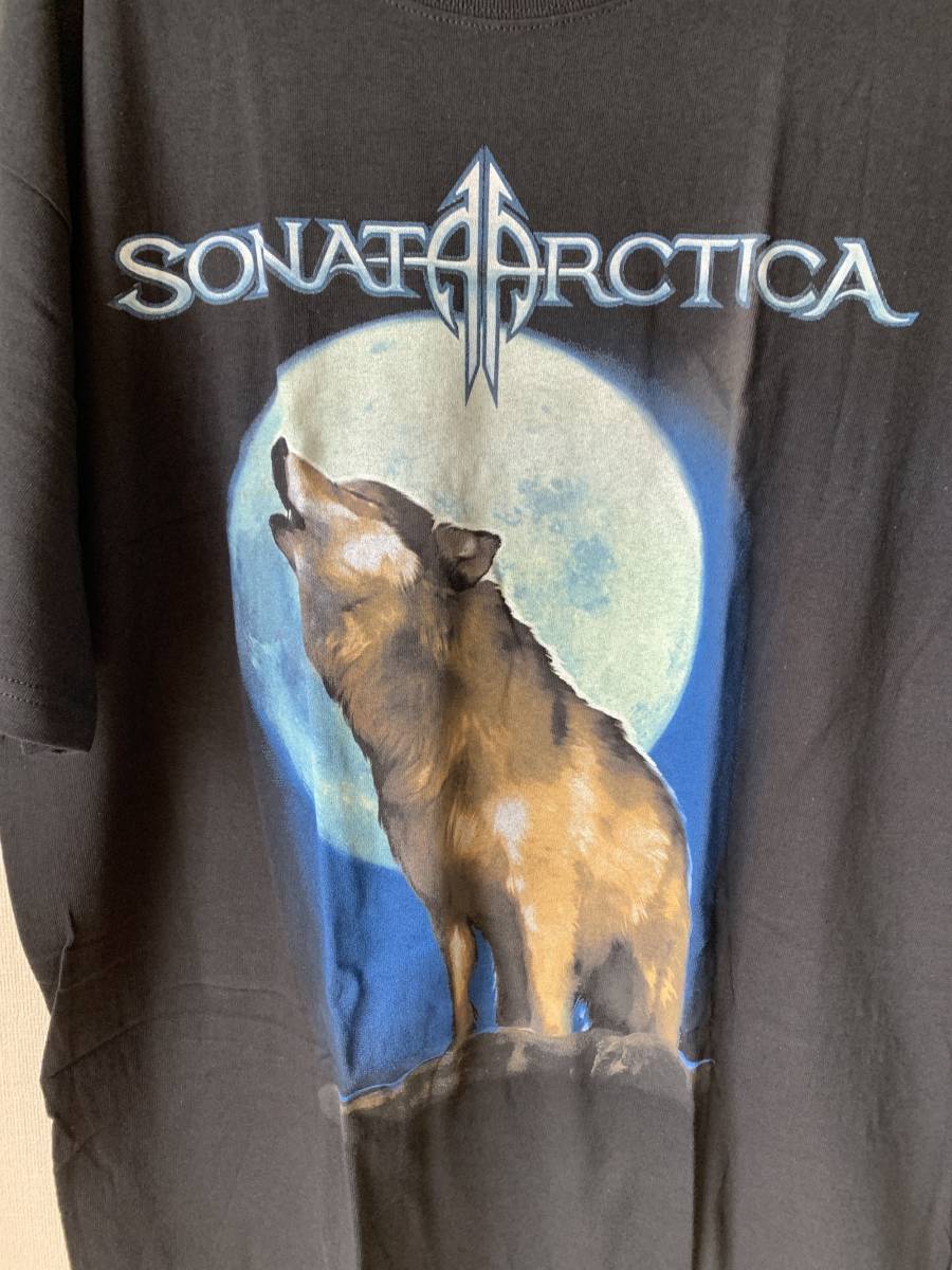 0513-014 正規品 服 Sonata Arctica ソナタ・アークティカ メンズファッション メタルTシャツ ロック Tシャツ トップス XLサイズ_画像2