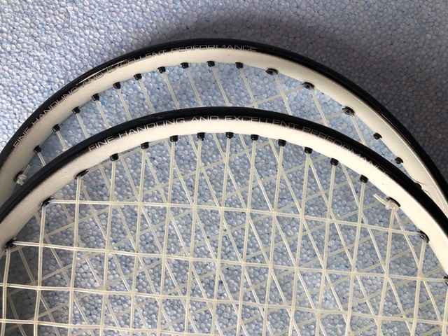 テニスラケット　硬式　２本　MIZUNO　ミズノ　ペア　PERCEVAL　MT53　カバー付き_画像9
