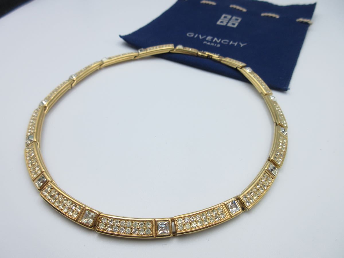 未使用】希少☆ ジバンシー GIVENCHY ネックレス ストーン