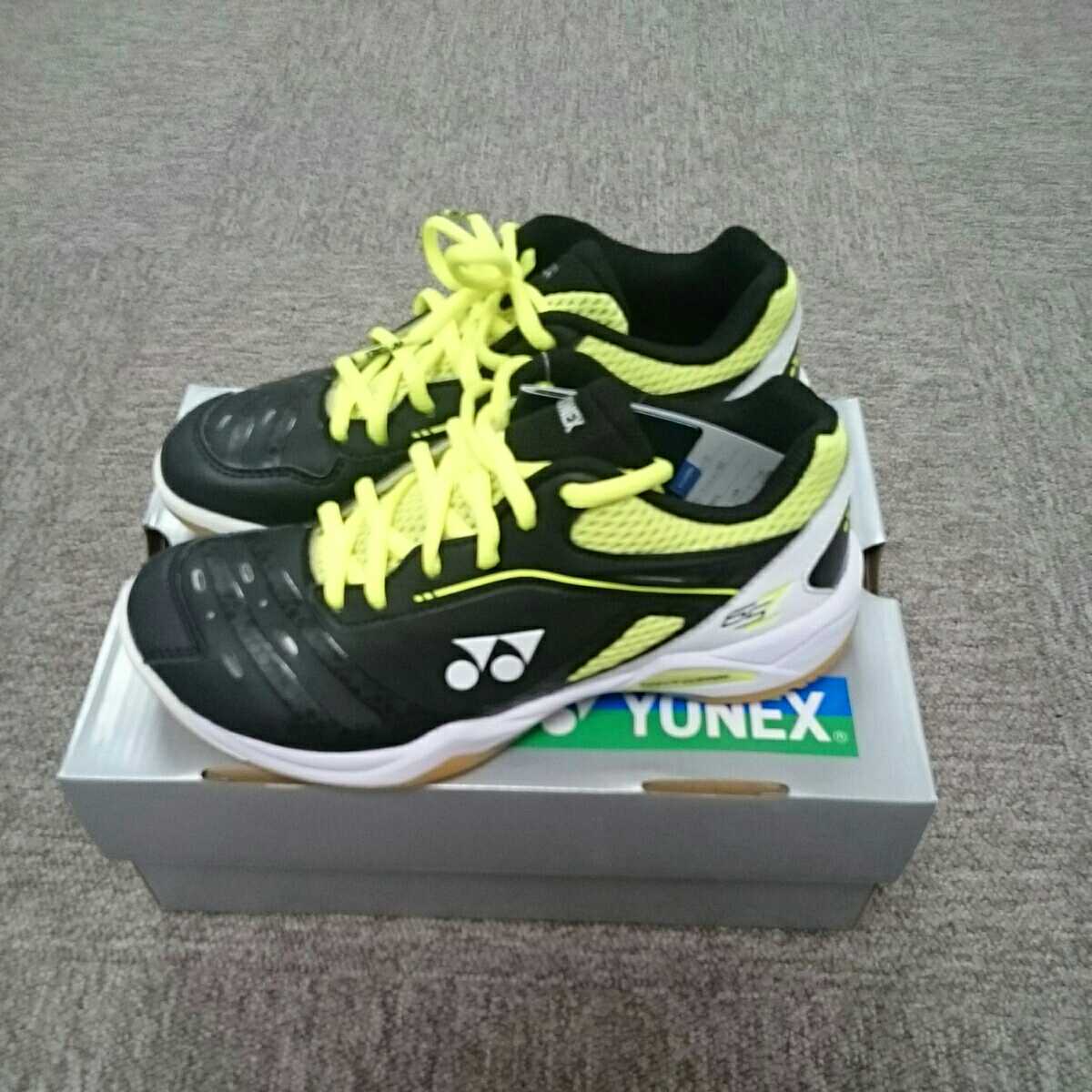 * selling out * SHB65Z 22.5cm black / yellow (400) YONEX Yonex badminton power cushion shoes *6600