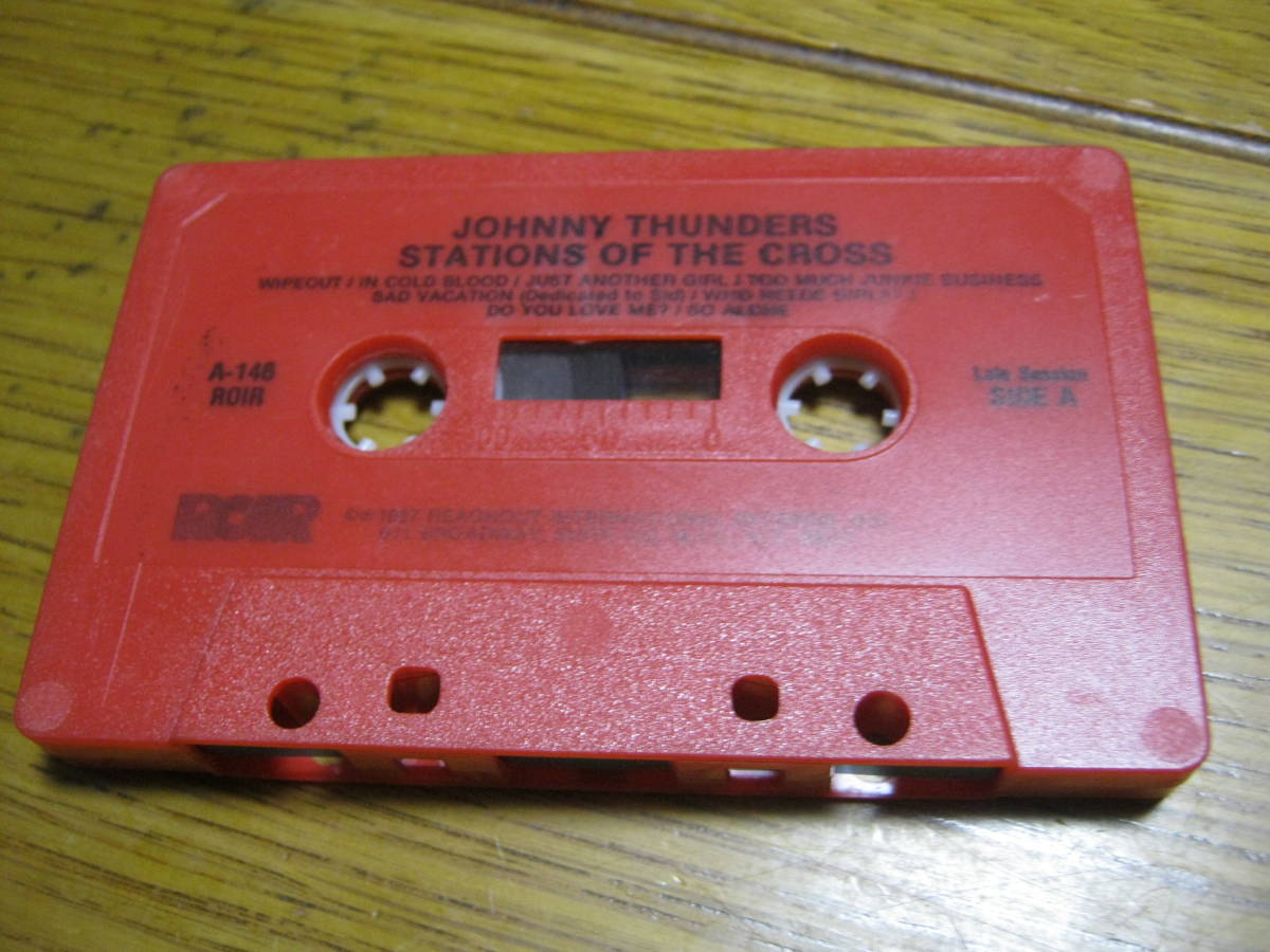 JOHNNY THUNDERS ジョニーサンダース / STATION OF THE CROSS U.S.カセットテープ 1982.9.30 NYC LIVE JERRY NOLAN WALTER LURE N.Y.DOLLS_画像4
