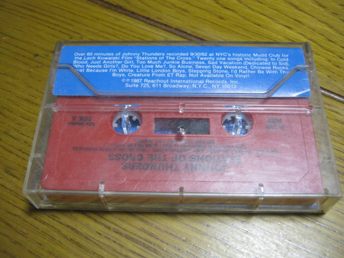 JOHNNY THUNDERS ジョニーサンダース / STATION OF THE CROSS U.S.カセットテープ 1982.9.30 NYC LIVE JERRY NOLAN WALTER LURE N.Y.DOLLS_画像3