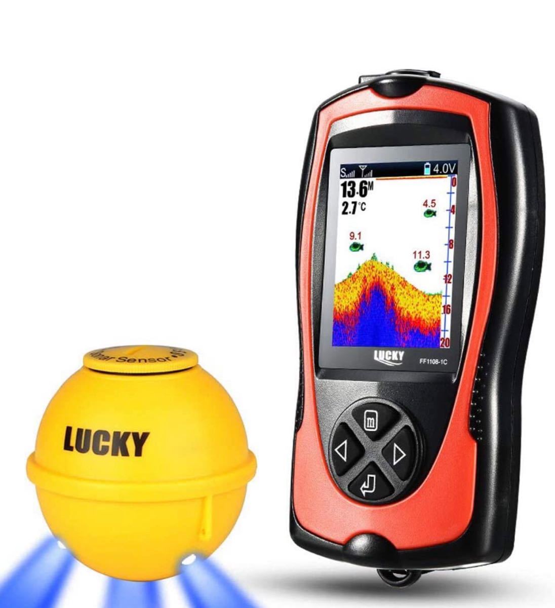 Paypayフリマ Luckylaker ワイヤレス 魚群探知機 魚探 ラッキー レイカー 釣り Paypayフリマ Luckylaker ワイヤレス 魚群探知機 魚探 ラッキー レイカー 釣り