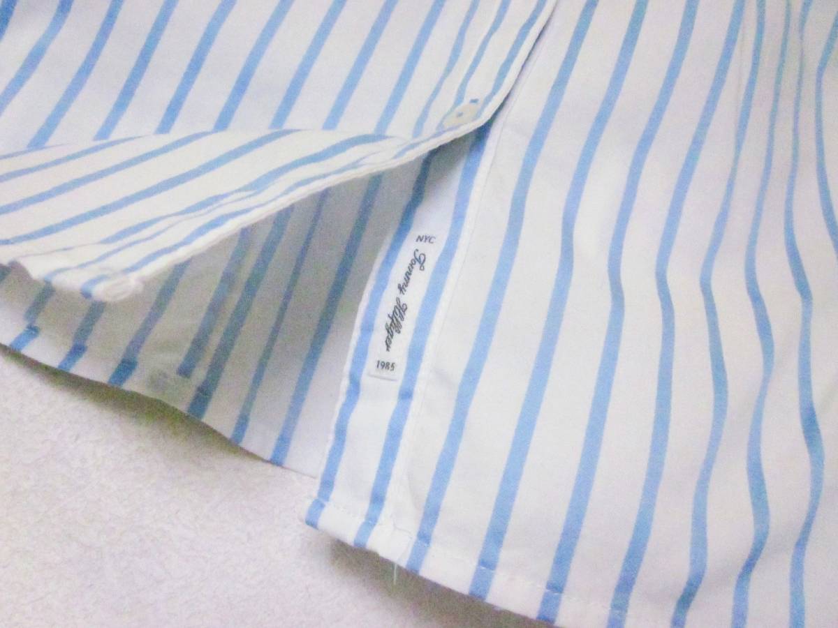 TOMMY HILFIGER stretch Tommy Hilfiger long sleeve shirt blouse lady's 4 S Toriko Logo .... stripe white 5114