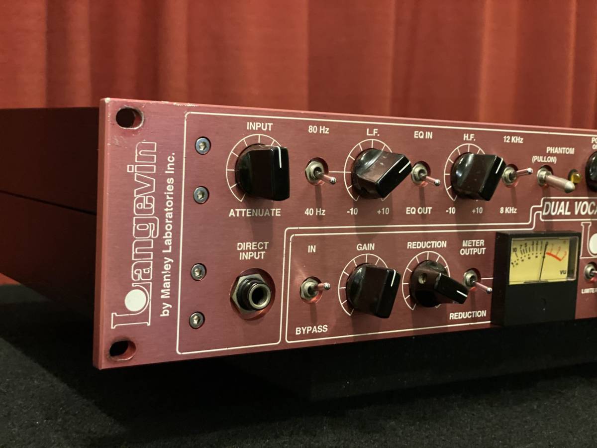 ( service completed name machine )MANLEY Langevin DUAL COMBO DI| pre-amplifier |EQ.COMP 2ch Studio only maintenance operation goods manual attached 1178 1176 urei vacuum tube 