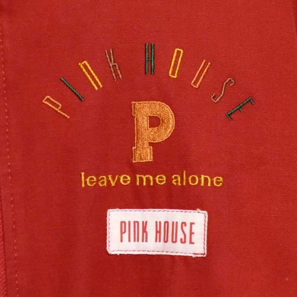  Pink House PINK HOUSE cotton blouson reverse side check 