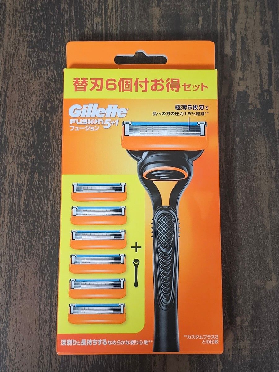 ジレット Gillette Fusion 5+1 本体1個+替刃6個付きセット｜Yahoo 