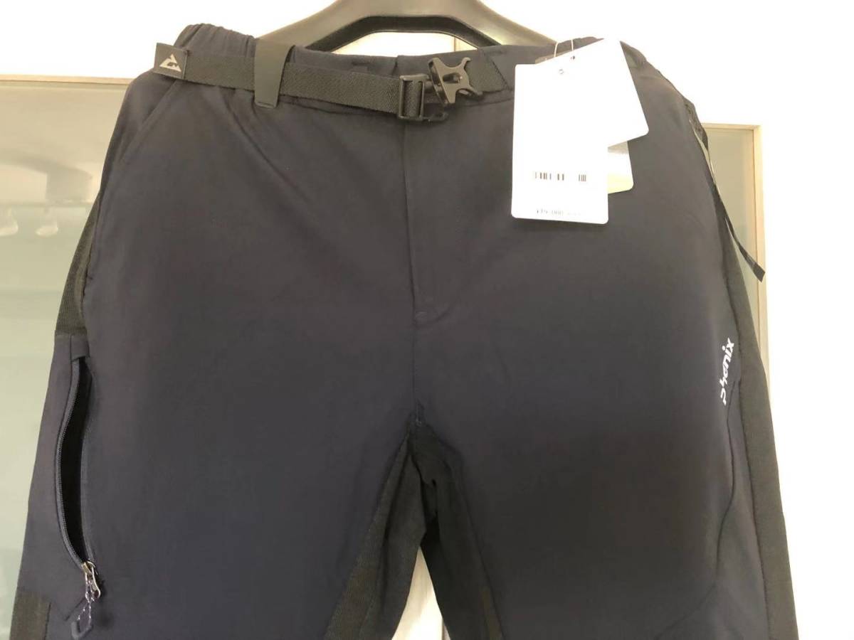 未使用 phenix フェニックス アウトドア Tanami Pants メンズ パンツ Mサイズ ネイビー色/灰 ウェスト78センチ 身長170センチ　スリム体型