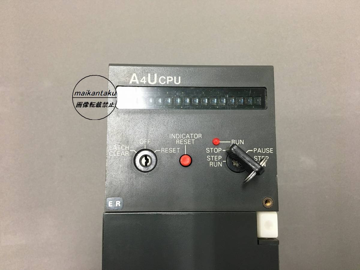 【A4UCPU 動作確認&初期化済み】 16時まで当日発送 新品バッテリー付属 PLC 三菱電機