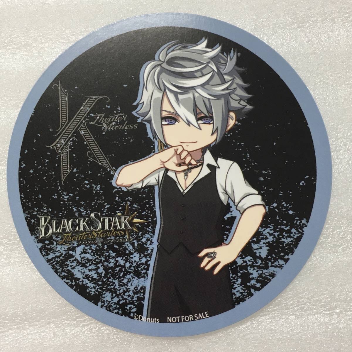 ☆値下げ☆非売品 ブラックスター プリンセスカフェ コースター 銀星 ブラスタ BLACK STAR Theater Starless プリカフェ_画像1