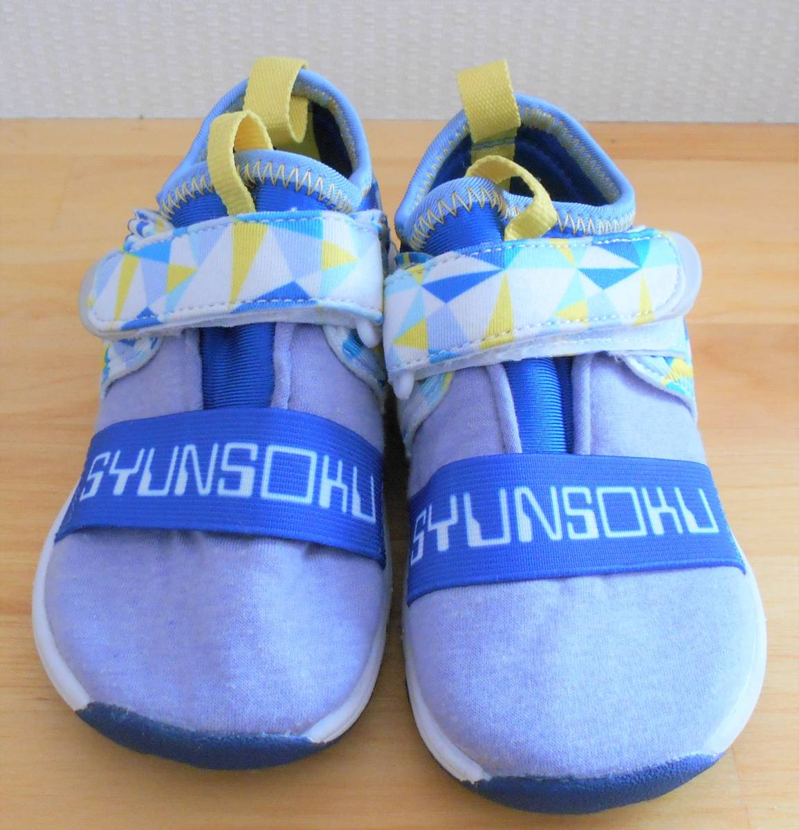 [ new goods ] Kids Achilles . pair sneakers pair . series 15.5cmEE blue shoes * paper tag less 