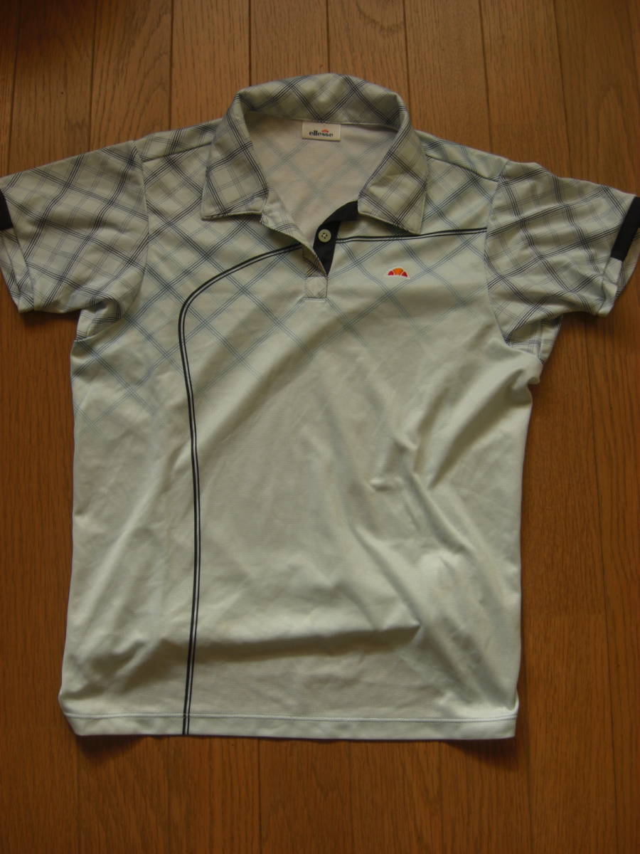  goldwyn ellesse ellesse sport series polo-shirt with short sleeves M light blue *S305