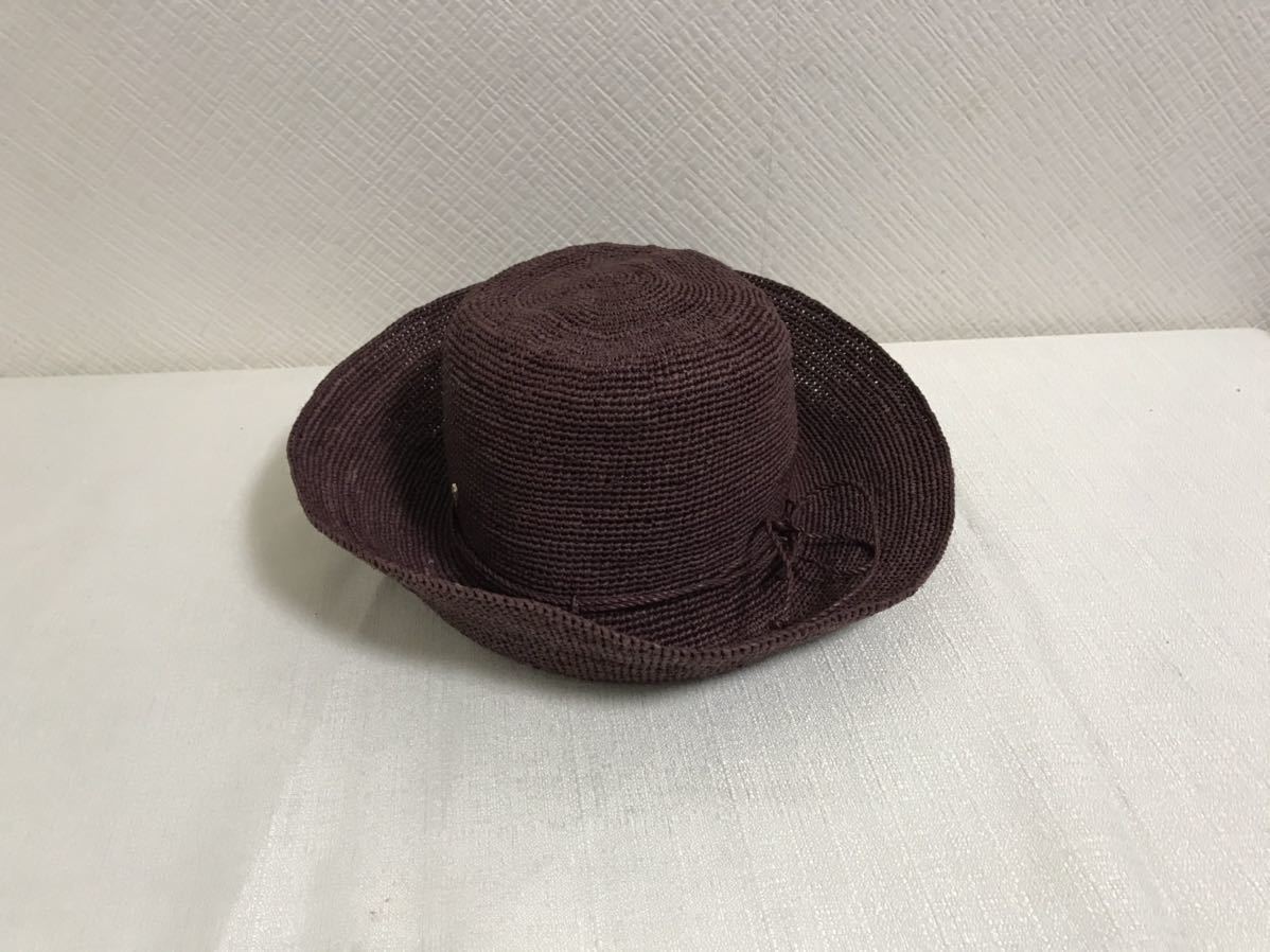  прекрасный товар подлинный товар Helen Kaminsky HELENKAMINSKI мягкая шляпа соломенная шляпа соломинка шляпа Brown чай мужской женский костюм бизнес черновой .a