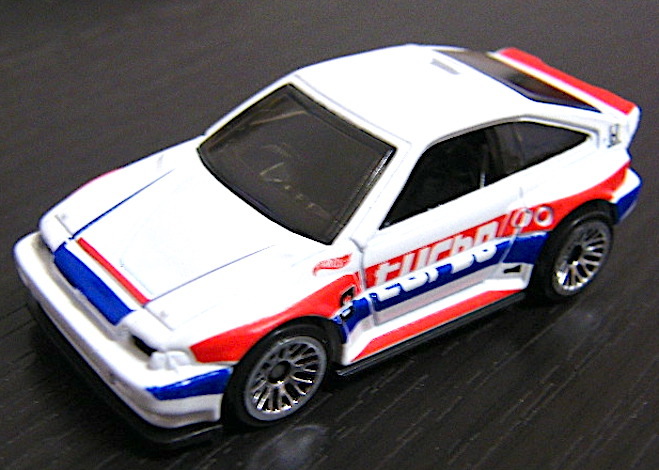 即決! 2021 HW Loose ☆ 1985 ホンダ CRX 白 x トリコロールカラー & ターボロゴ 1985 Honda CR-X トリコロール_画像3