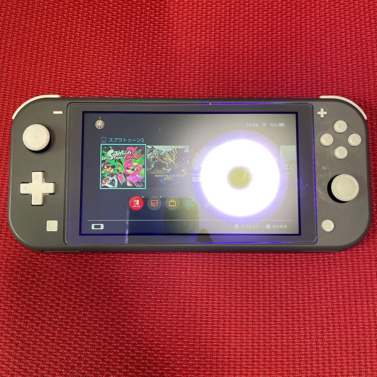 Nintendo Switch Lite グレー 本体 動作確認済み ゲーム機 