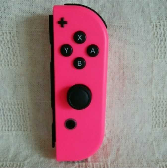 任天堂 Switch ジョイコン[Joy-Con]  ネオンピンク 右