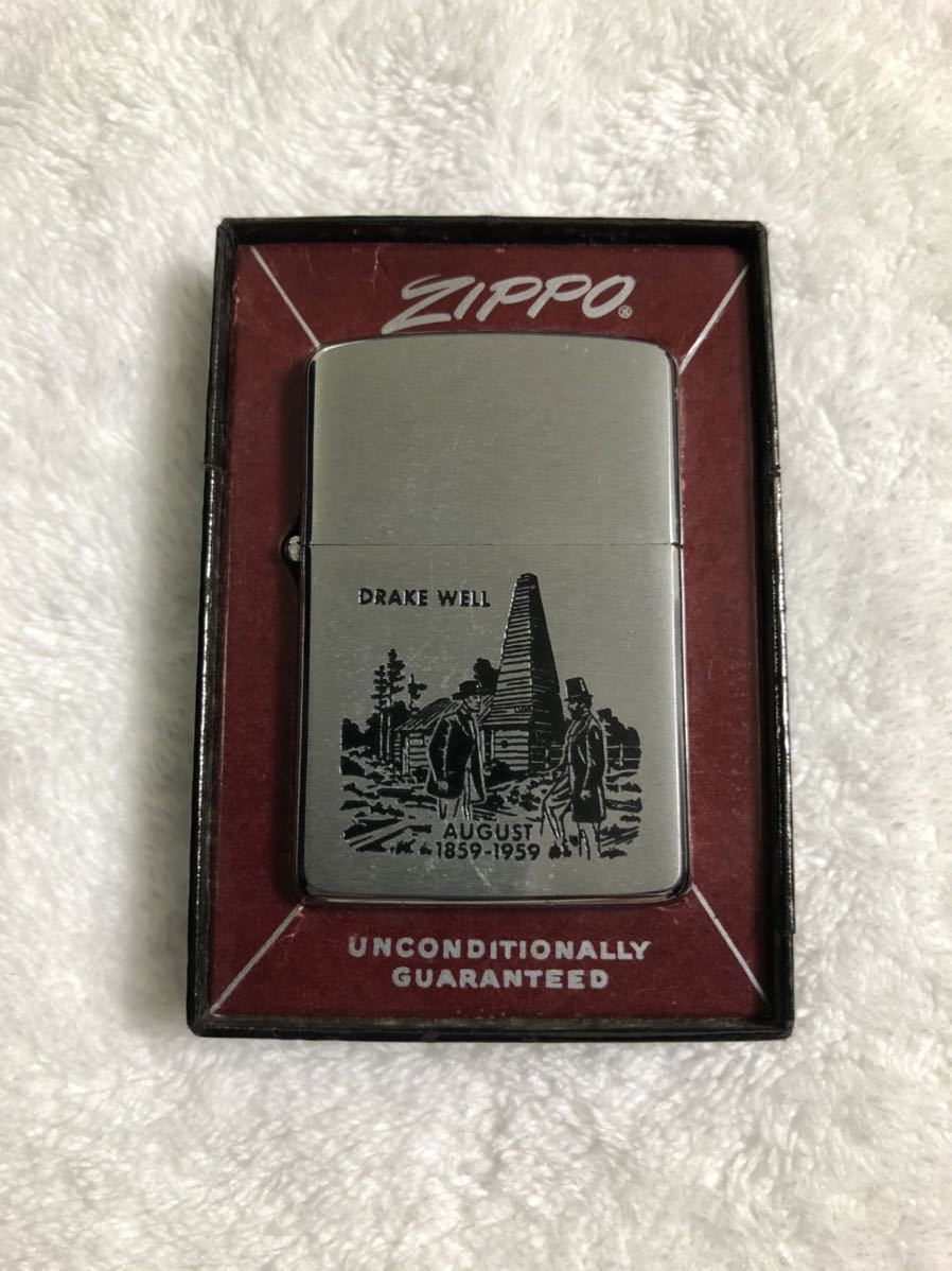 ZIPPO ジッポー ジッポ オイルライター DRAKE WELL ドレーク油田　ビンテージ　ヴィンテージ 1959年製　超希少品_画像1