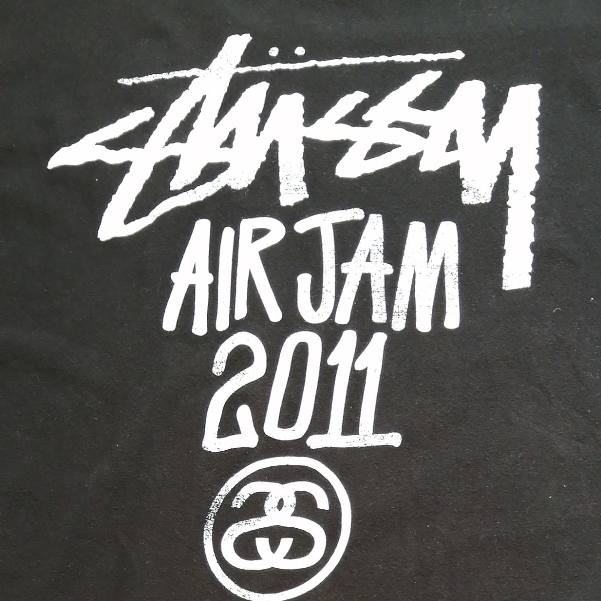 激レア　STUSSY ステューシー AIR JAM　エアジャム　2011 非売品　スタッフ　Tシャツ　黒　ハイスタンダード