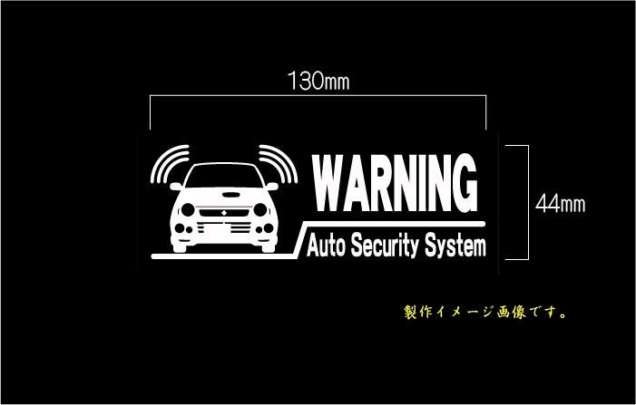 CS-0101-18 car make another warning sticker SUZUKI ALTO WORKS Alto Works HA HB 11S 12S Ver2