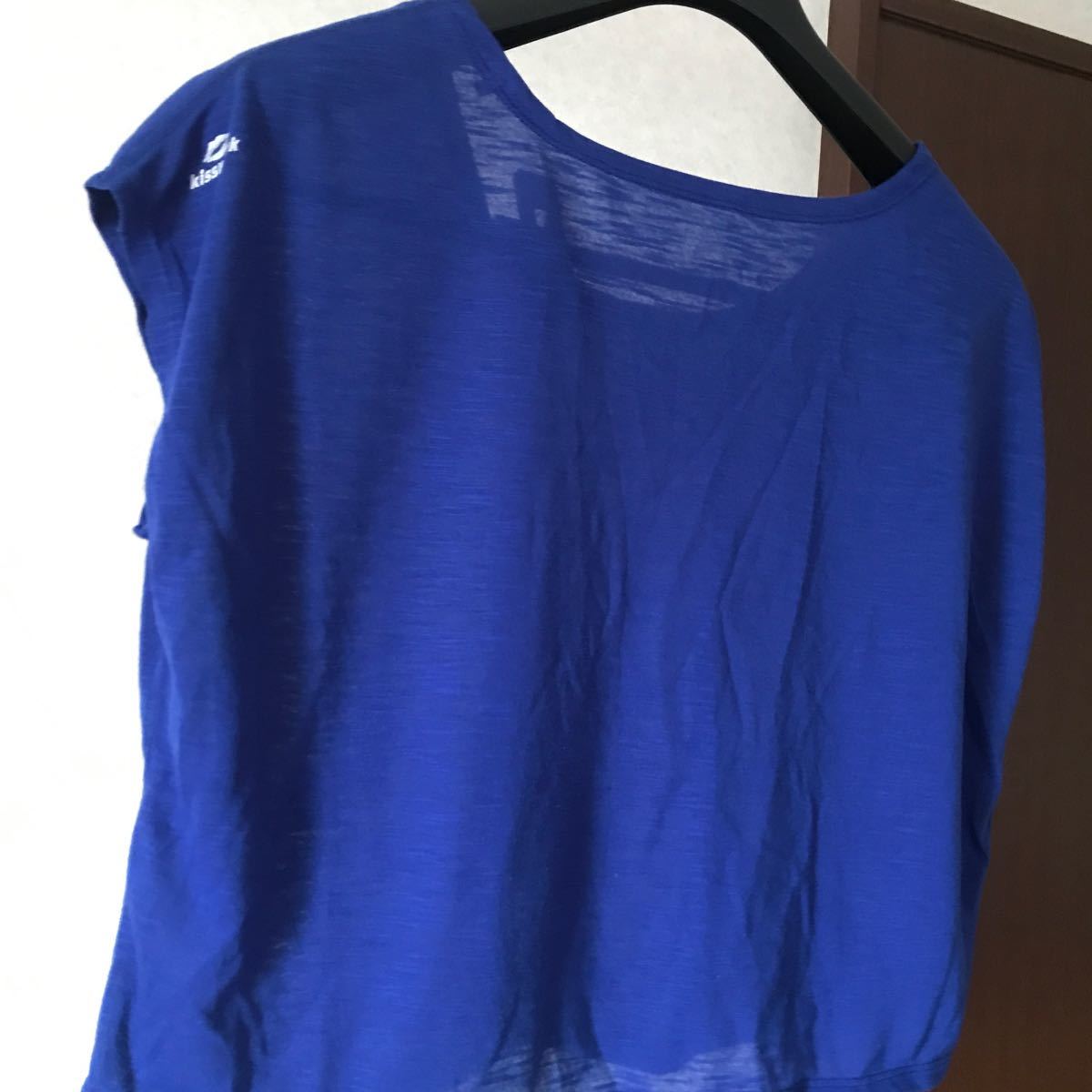 kissmark トレーニングシャツ　ブルー　未使用