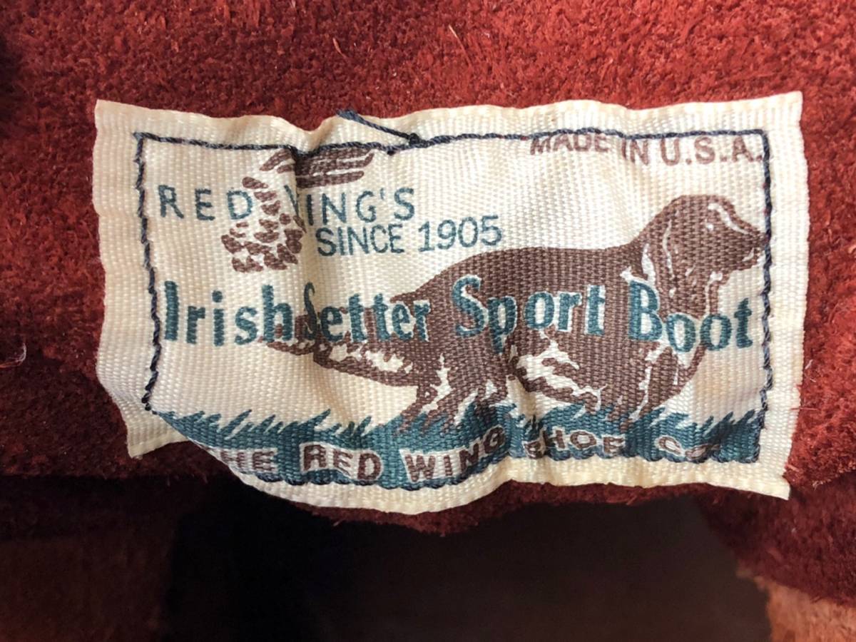 即決 97年製刻印 四角犬タグ REDWING レッドウィング 8875 US4 5 即決 97年製刻印 四角犬タグ REDWING レッドウィング 8875 US4 5