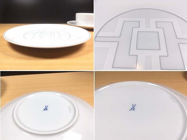 品格】 Meissen マイセン コスモポリタン ホワイトパレス コーヒーC/S