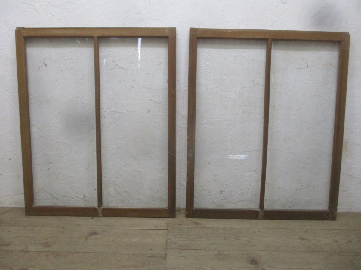 新年の贈り物 タM016◇(1)【H100cm×W82cm】×2枚◇アンティーク◇丈夫な3 建具