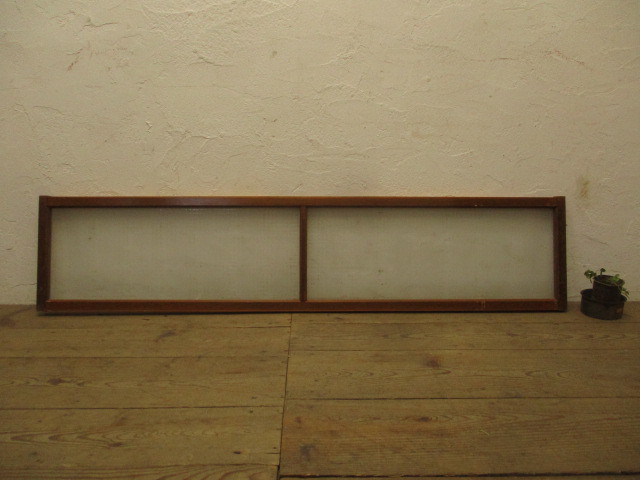 taF181*(1)[H37,5cm×W172,5cm]* античный * симпатичный дизайн. ретро старый дерево рамка-оправа стекло дверь * двери раздел промежуток старый дом в японском стиле L.1