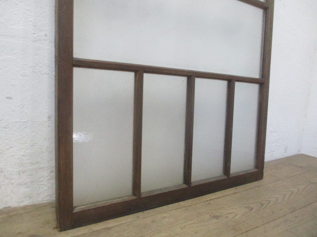 taN313*(3)[H176cm×W90cm]* retro taste ... old wooden glass door * fittings sliding door sash antique L under 
