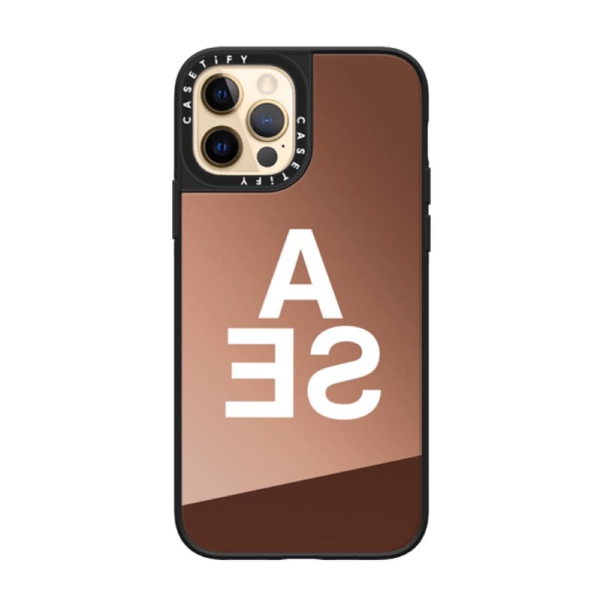 iPhone12 12Pro CASETIFY × WDS MIRROR(A32) CASE / MIRROR-BRONZE