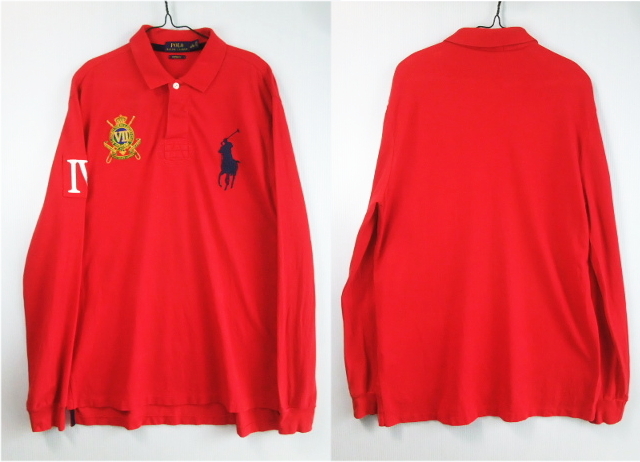 即決■★POLO RalphLauren★■長袖ポロシャツ:SIZE=L_画像1