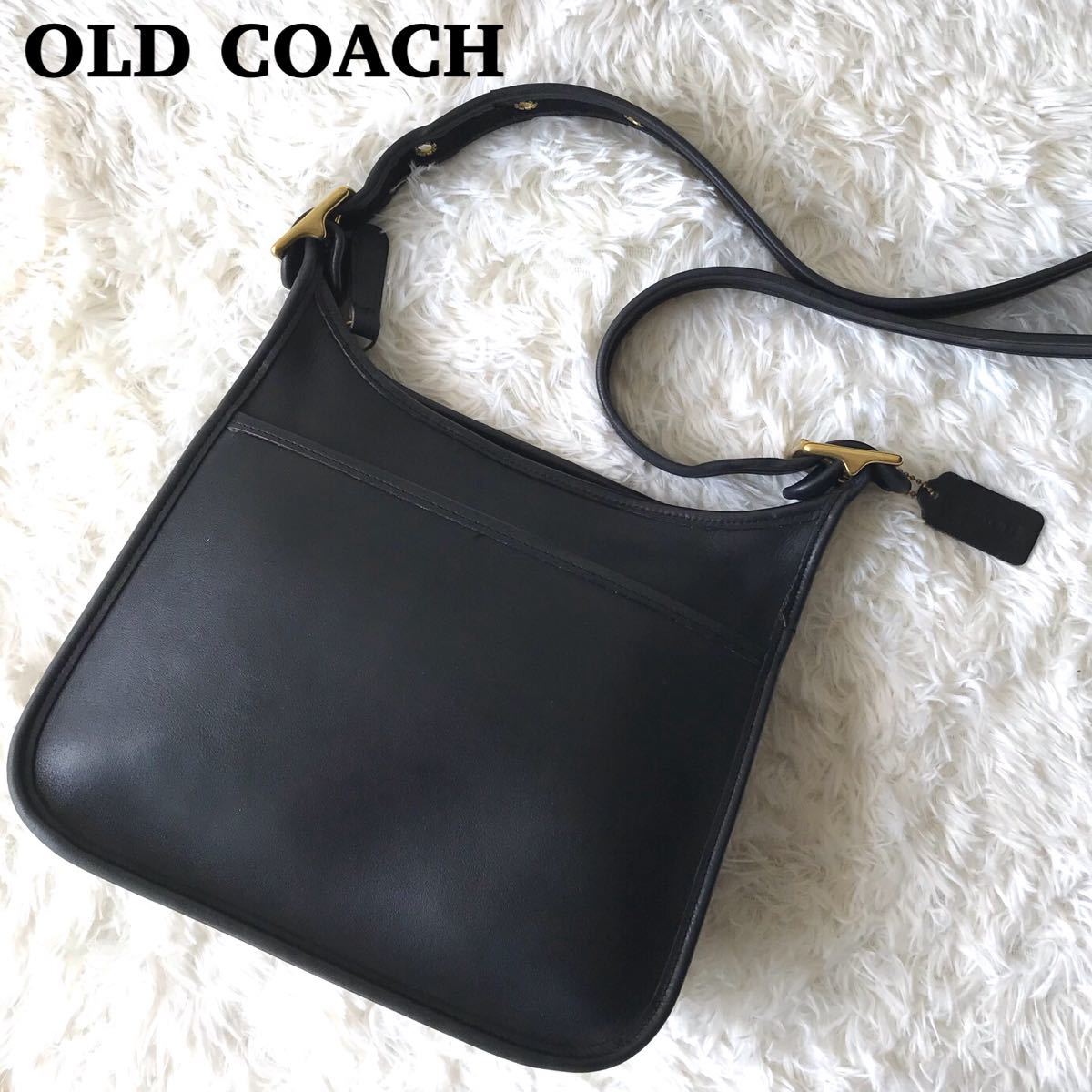 《良品》COACH オールドコーチ　ショルダーバッグ　グラブタンレザー 9966 USA製