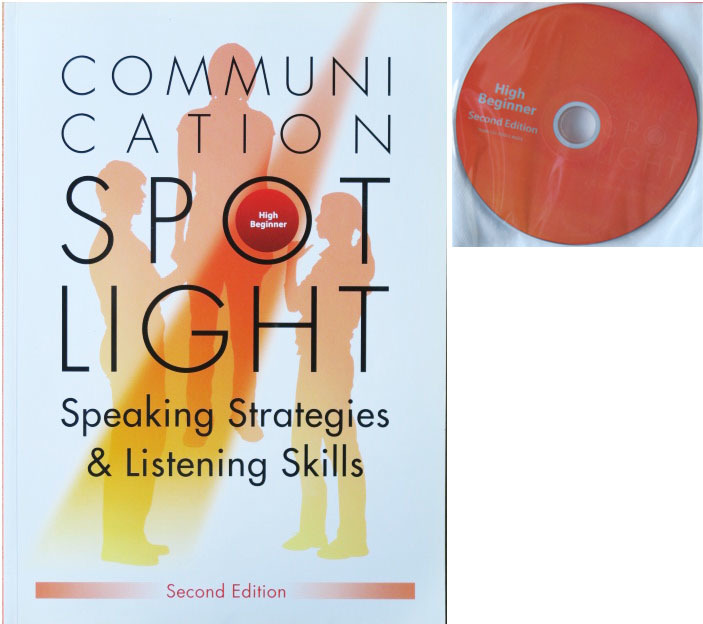 Communication Spotlight -High Beginner　第二出版　英会話テキストとCD／初級の上/中古＊_画像1