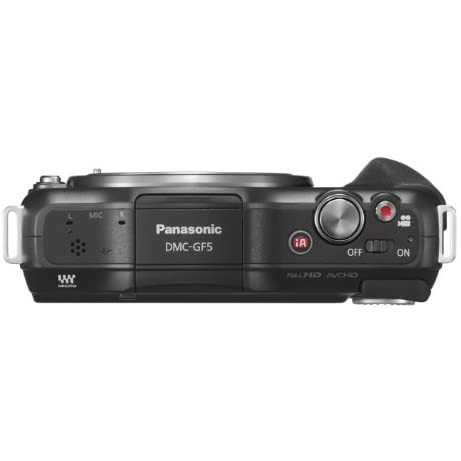 パナソニック Panasonic LUMIX DMC-GF5 ボディ ブラック ミラーレス一眼レフ カメラ 中古_画像2