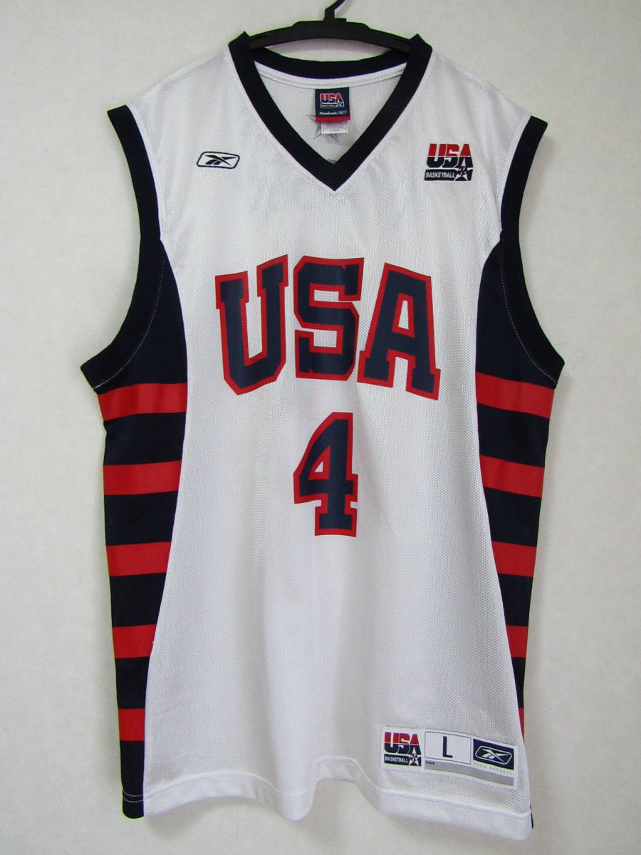 ■良品 USAドリームリーム NBA IVERSON アレン・アイバーソン Reebok リーボック製　ユニフォーム　バスケ ゲームシャツ