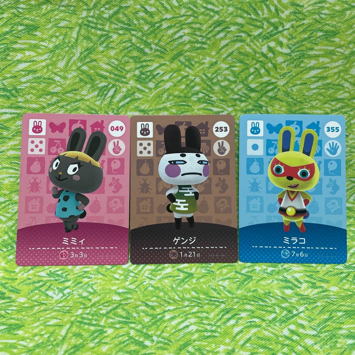 ミミィ ゲンジ ミラコ あつ森 アミーボカード amiiboカード ミミィ ゲンジ ミラコ あつ森 アミーボカード amiiboカード
