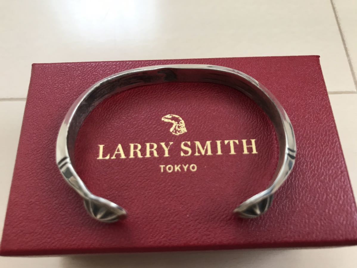 新品即決 LARRY SMITH 廃盤 Bracelet Buckle Silver ブレスレット 