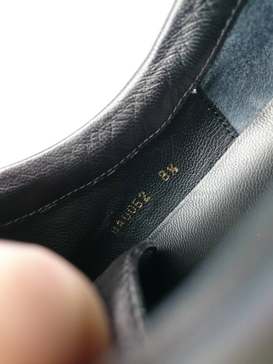 【美品】　ルイ ヴィトン　Louis Vuitton　レザー　スニーカー　黒　8ｈ　8-1/2_画像6